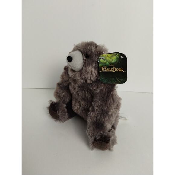 Baloo Bear 7" Plush Disney Jungle Book Movie Stuffed Toy Just Play - Realistic - Picture 2 of 4